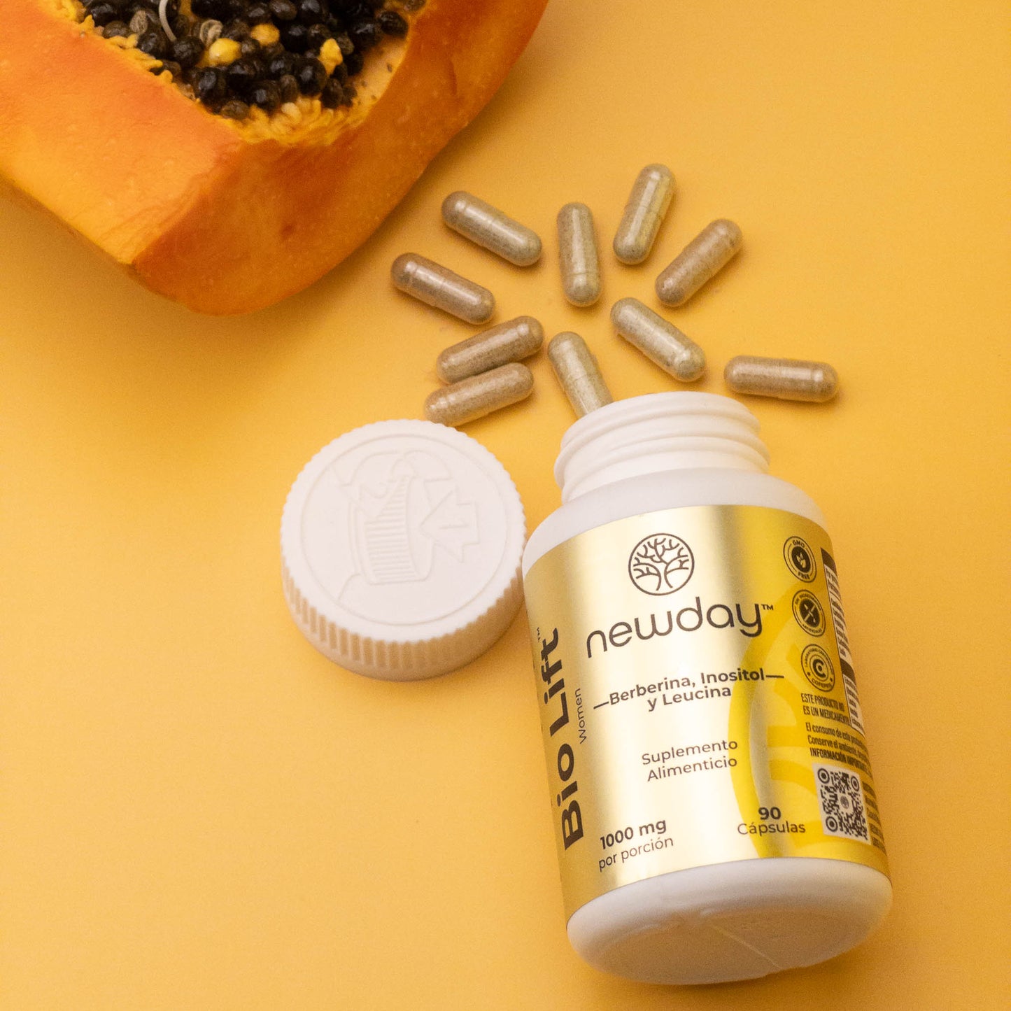 Bio Lift Women - Cápsulas de Berberina, Inositol y Leucina