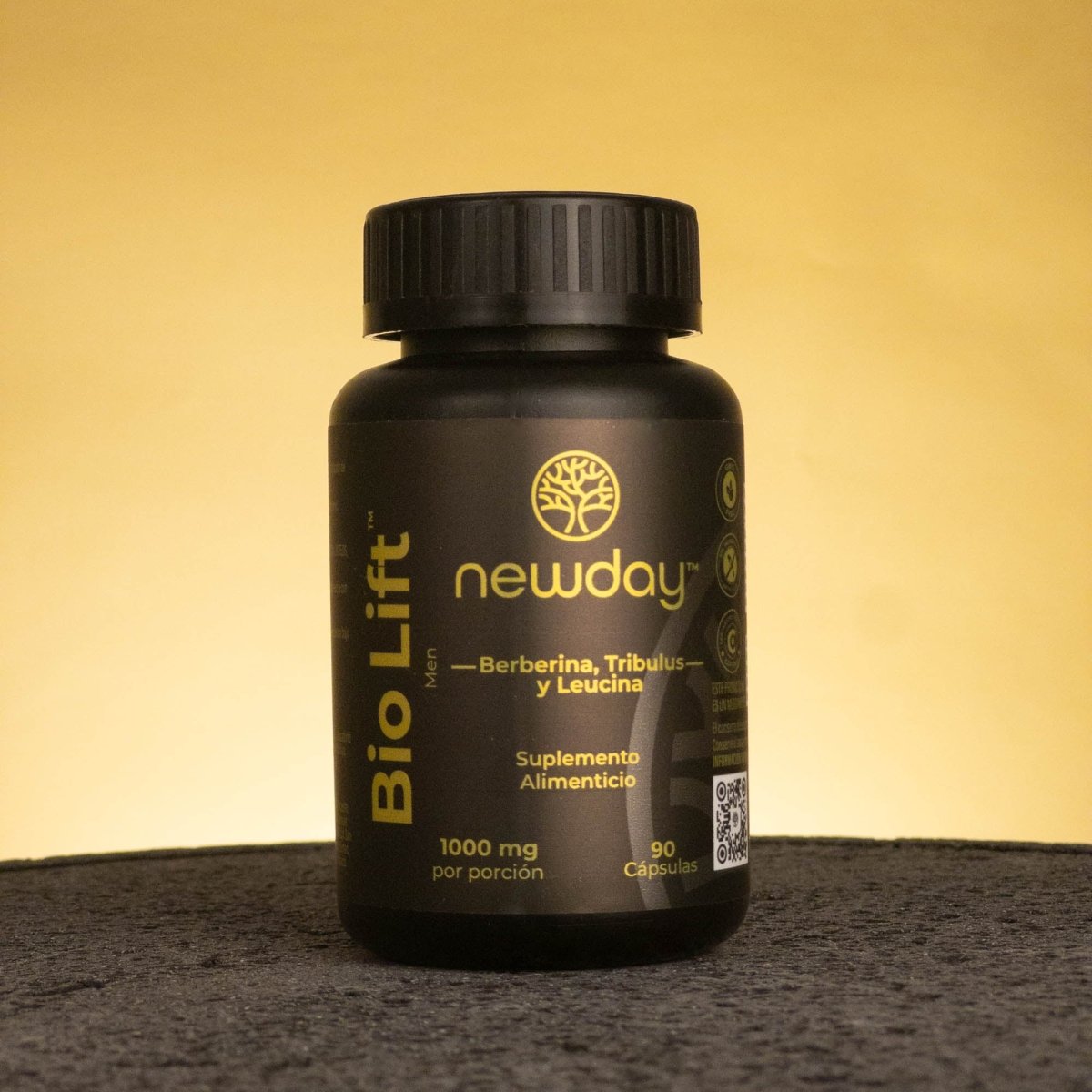 Bio Lift Men - Cápsulas de Berberina, Tribulus y Leucina. - Newday