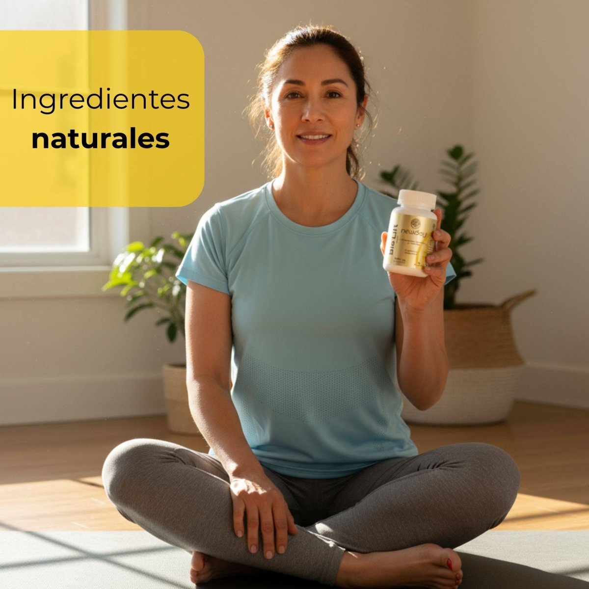 Bio Lift – Suplemento Natural para Mujeres 40+ con Berberina, Inositol y Leucina, 90 Cápsulas - Newday