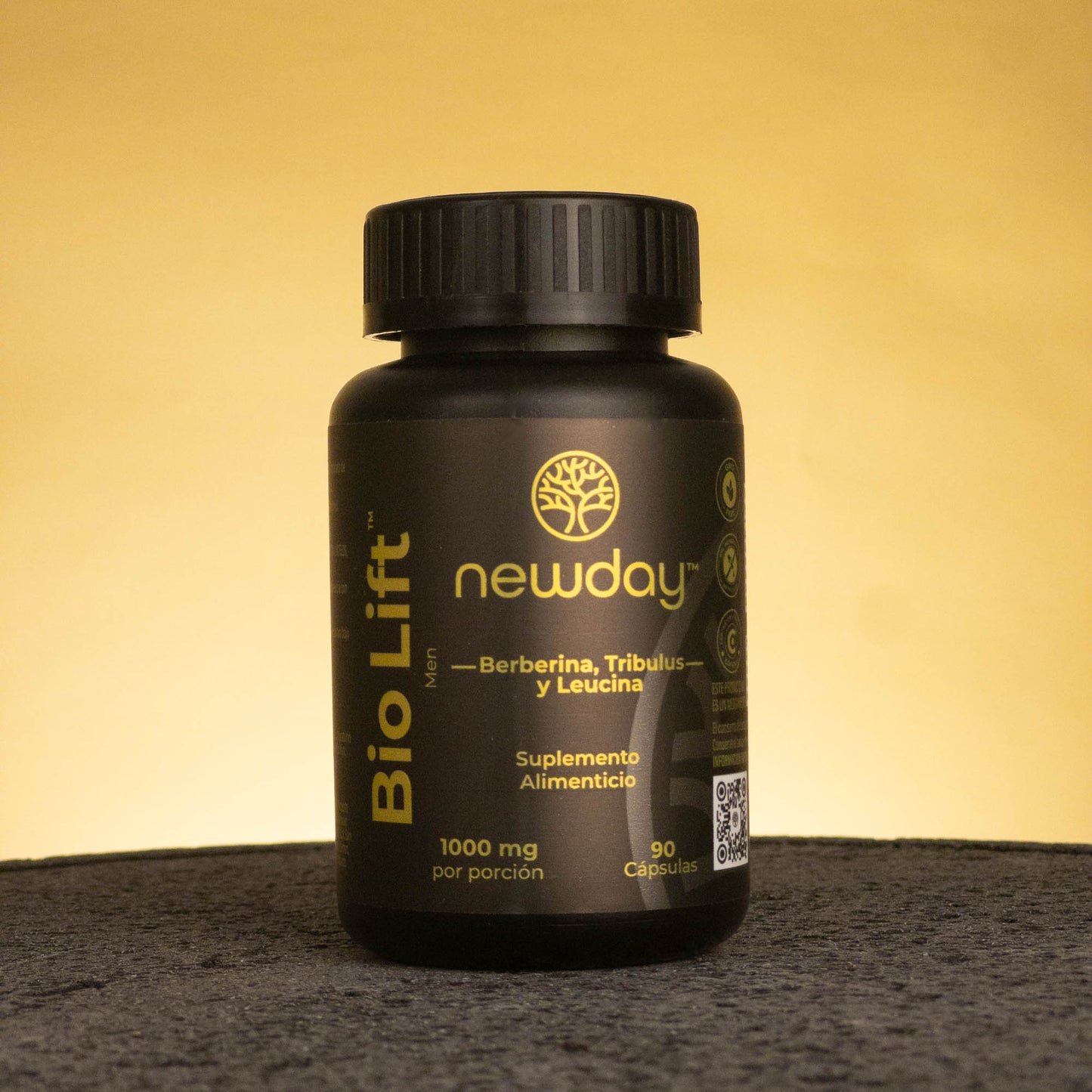 Bio Lift Men - Cápsulas de Berberina, Tribulus y Leucina.