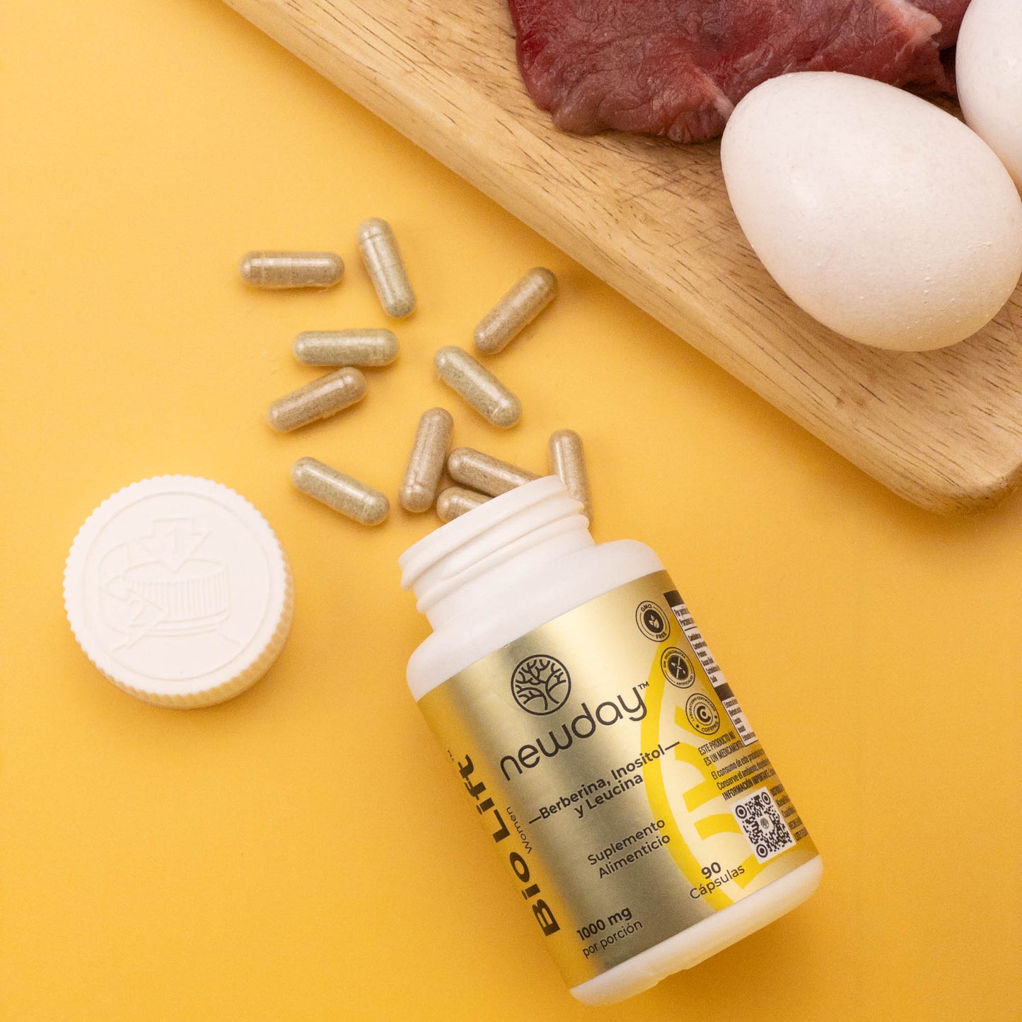 Bio Lift Women - Cápsulas de Berberina, Inositol y Leucina
