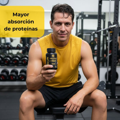 Bio Lift Men - Suplemento natural para hombres con berberina, tribulus y leucina, 90 cápsulas - Newday